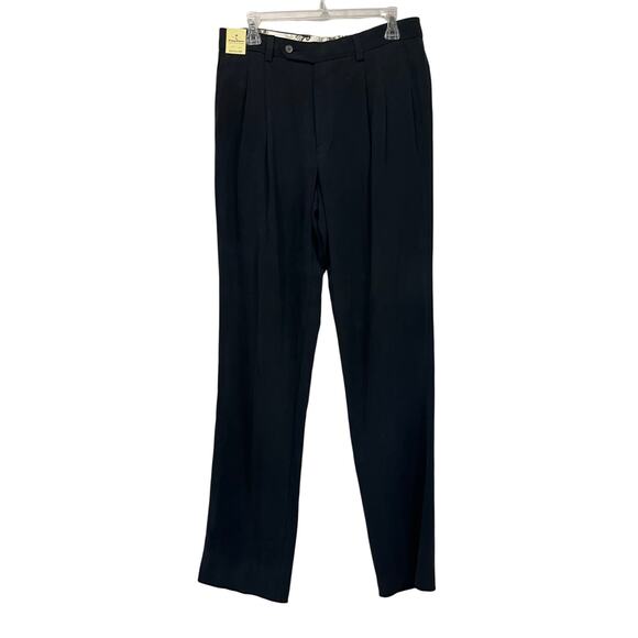 Tommy Bahama Mens Preston Silk Bamboo Blend in Black Size 32XUFN - Picture 1 of 9
